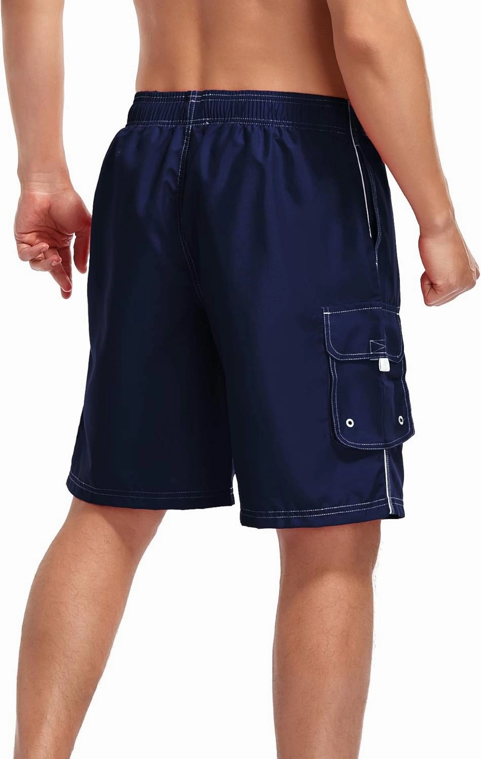Adoretex Men's Guard Board Shorts Swim Trunks with Mesh Liner, Designed for Guard Uniform Swimwear