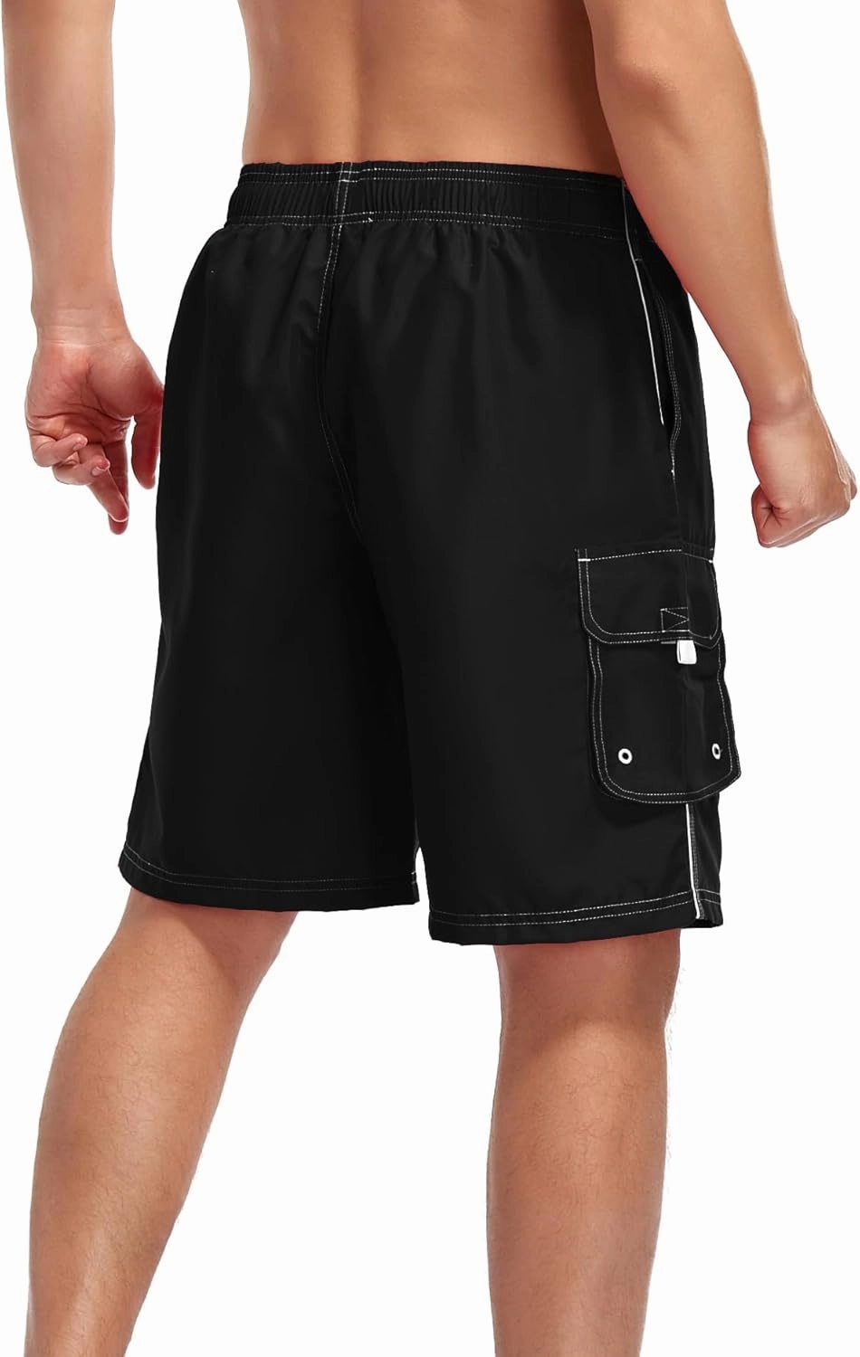 Adoretex Men's Guard Board Shorts Swim Trunks with Mesh Liner, Designed for Guard Uniform Swimwear