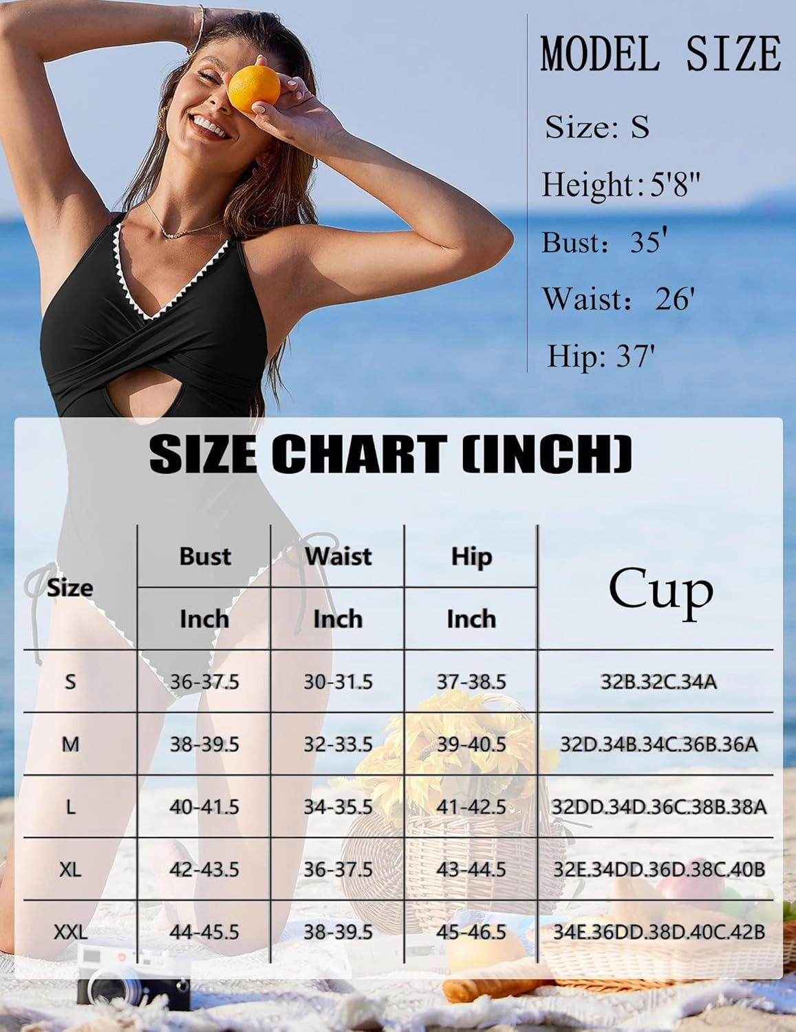 AI'MAGE Women One Piece Swimsuit 2025 Tummy Control Cutout Bathing Suit Wrap Tie Back Swimwear Shell Stitched