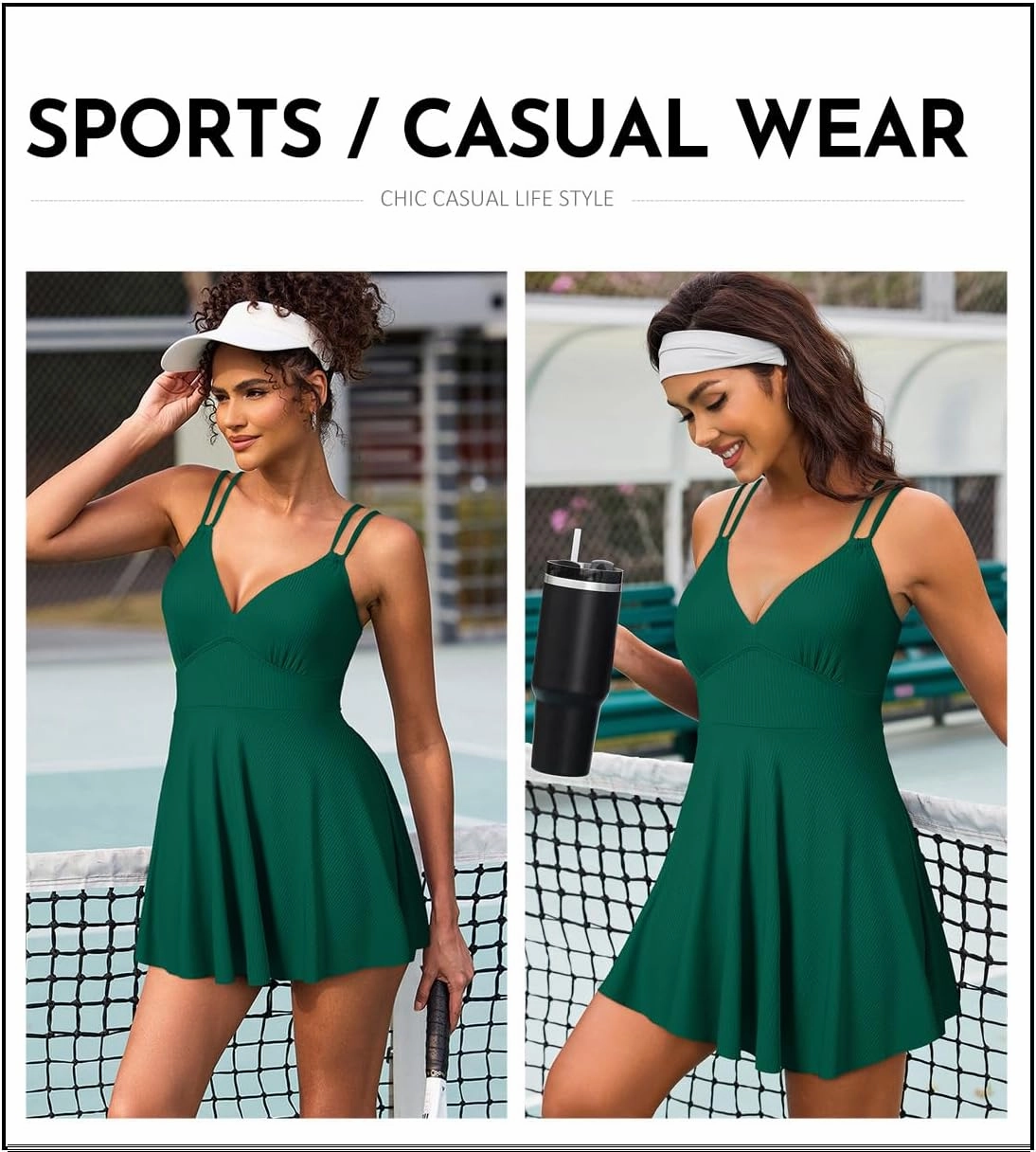 Aleumdr Swim Dress for Women One Piece Tummy Control Swimsuit Ribbed A Line Skirted Bathing Suits