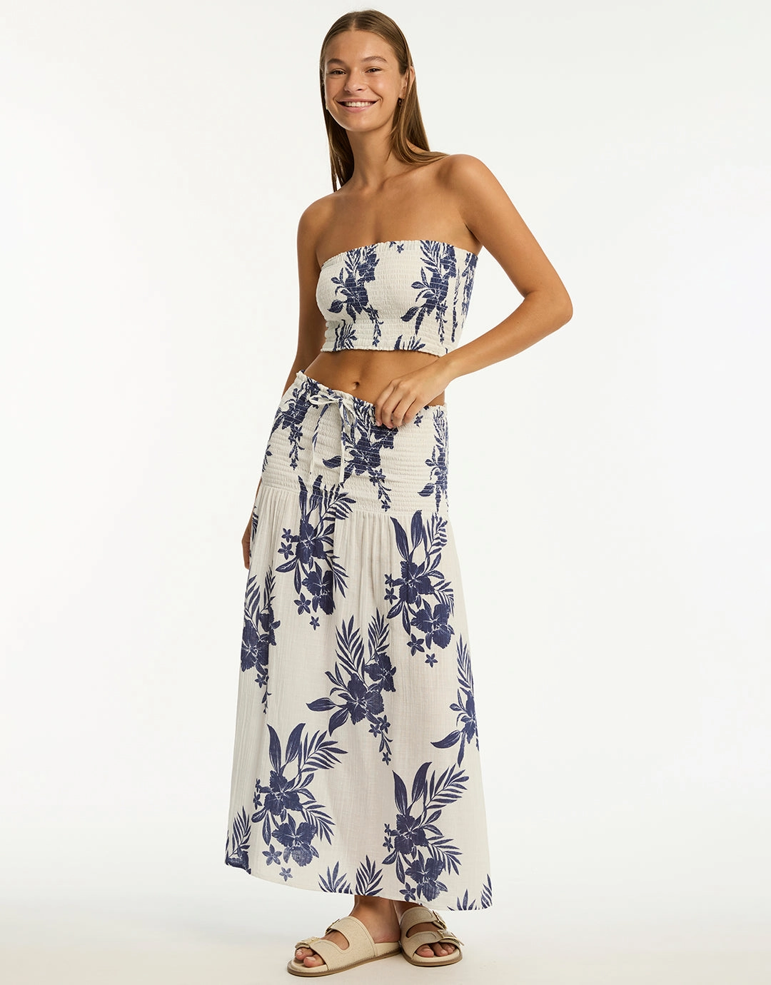 Aloha Beach Bandeau Top - White
