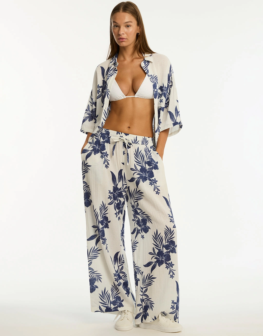 Aloha Beach Pants - White