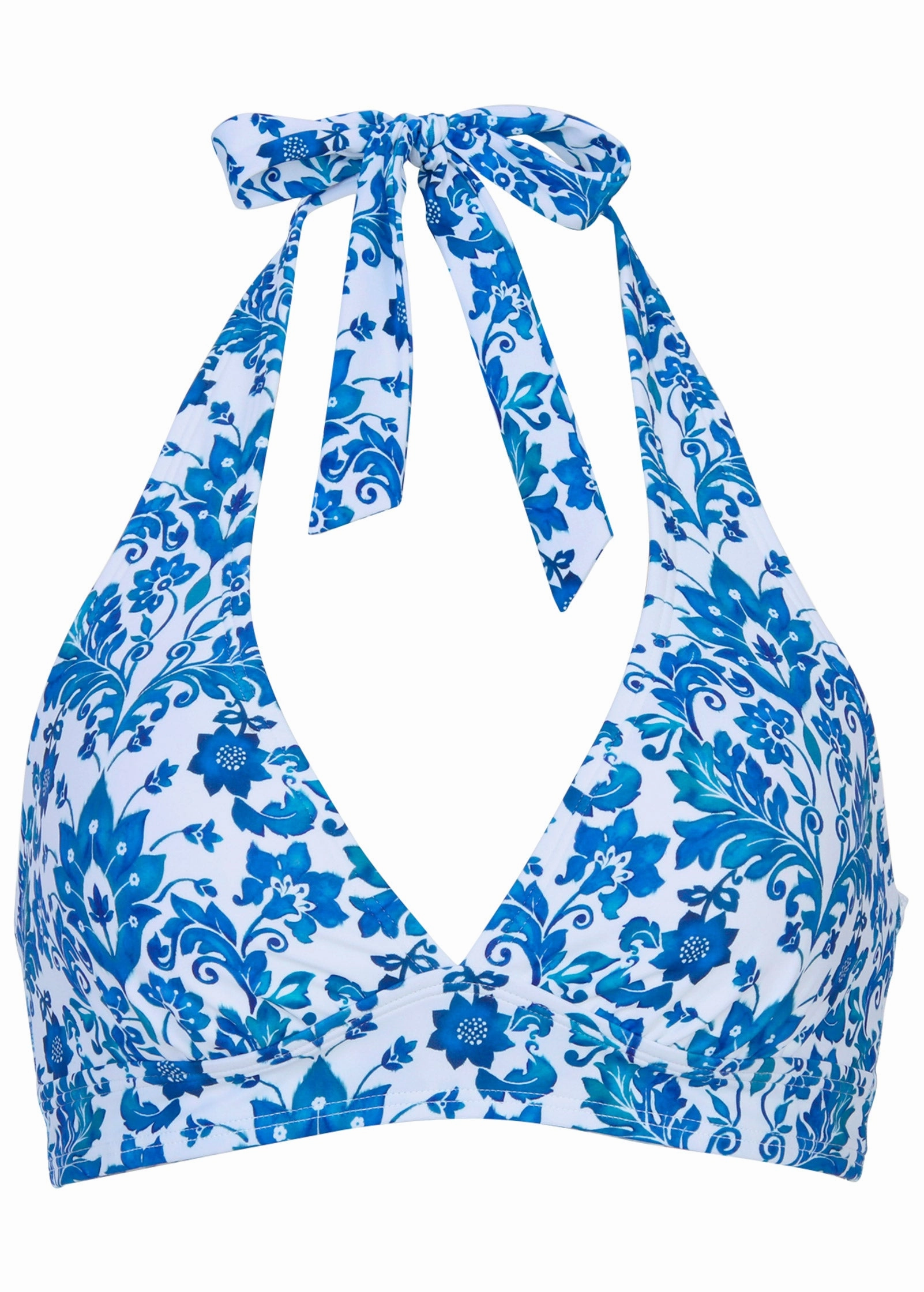 Anguilla Halter Top - Delicate Floral