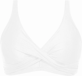 Aqua Eve Women Full Coverage Bikini Top No Bottom Push up Swimsuits Top Sport Bra Bathing Suits Tops