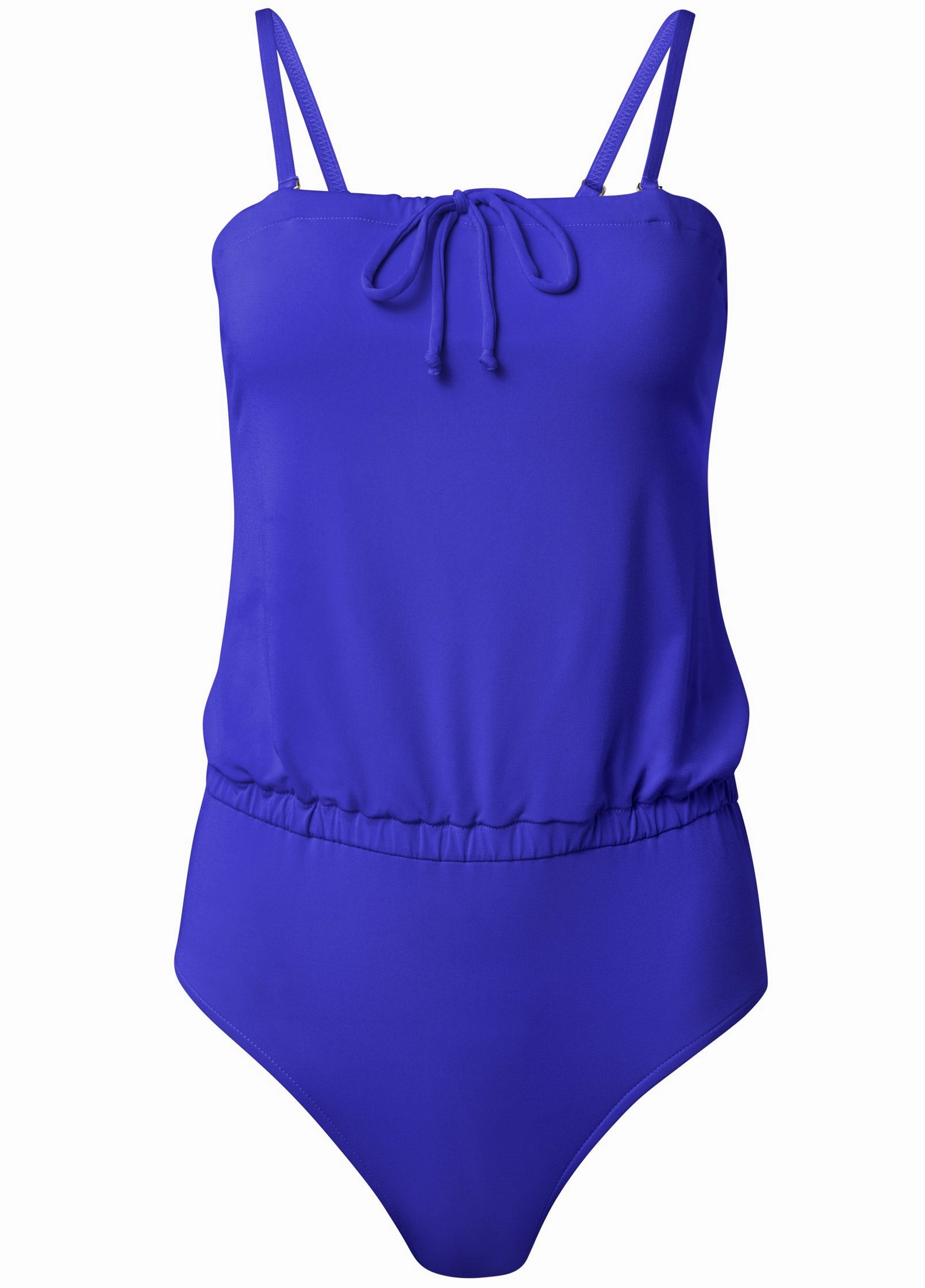 Bandeau Blouson One-Piece - Cobalt Blue