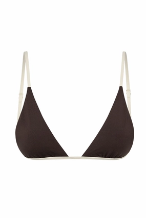 Barbados Top - Espresso/Ivory