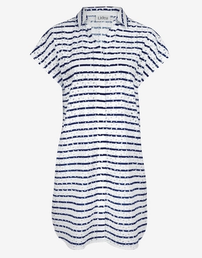 Bay Games Beach Shirt - Sea White