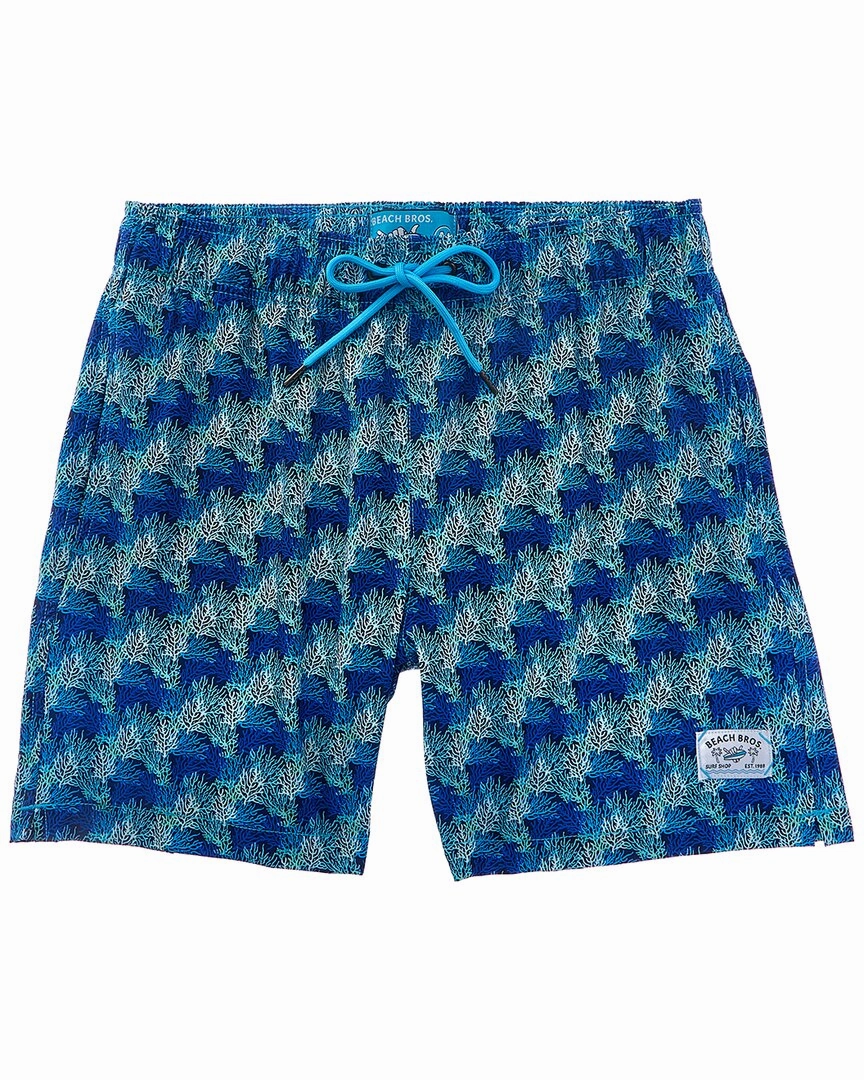 Beach Bros Coral Overlap Swim Trunk