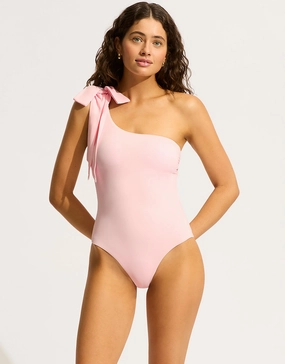 Beau One Shoulder Swimsuit - Blossom