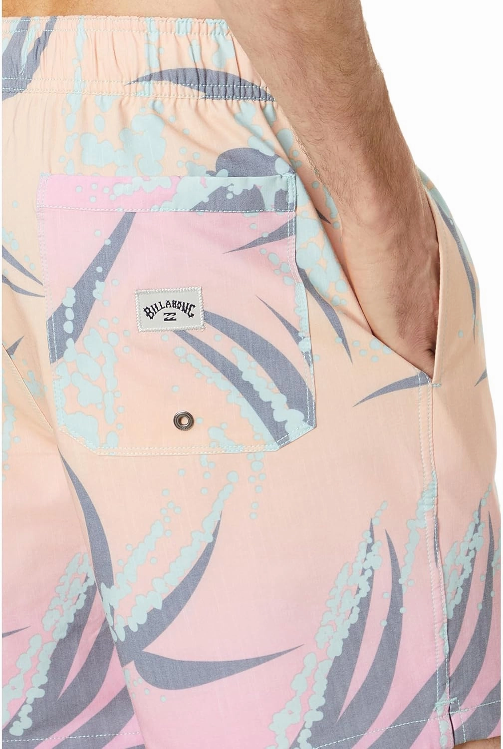 Billabong Men's Standard Elastic Waist Stretch Sundays Layback Boardshort Swim Short Trunk, 17 Inch Outseam