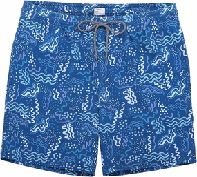 Biwisy Mens Swim Trunks Quick Dry Swim Shorts with Mesh Lining Funny Beach Shorts