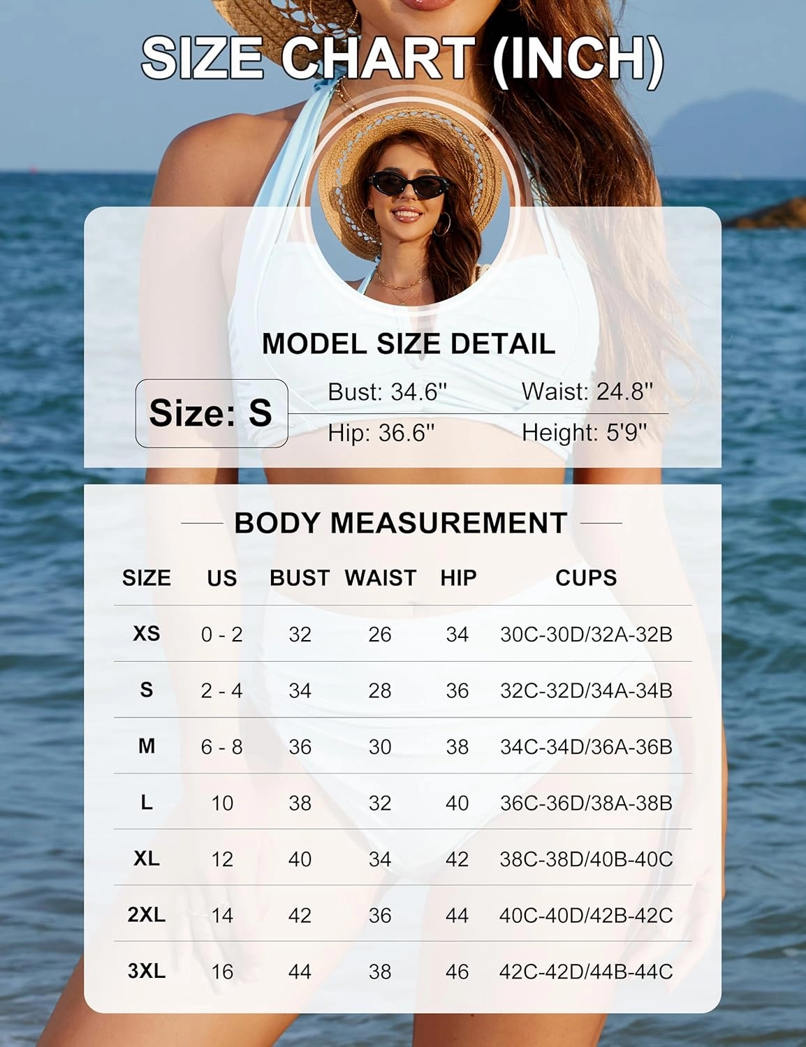 Blooming Jelly Womens High Waisted Bikini Sets Tummy Control Bathing Suit Two Piece Retro Halter Swim Suits 2025