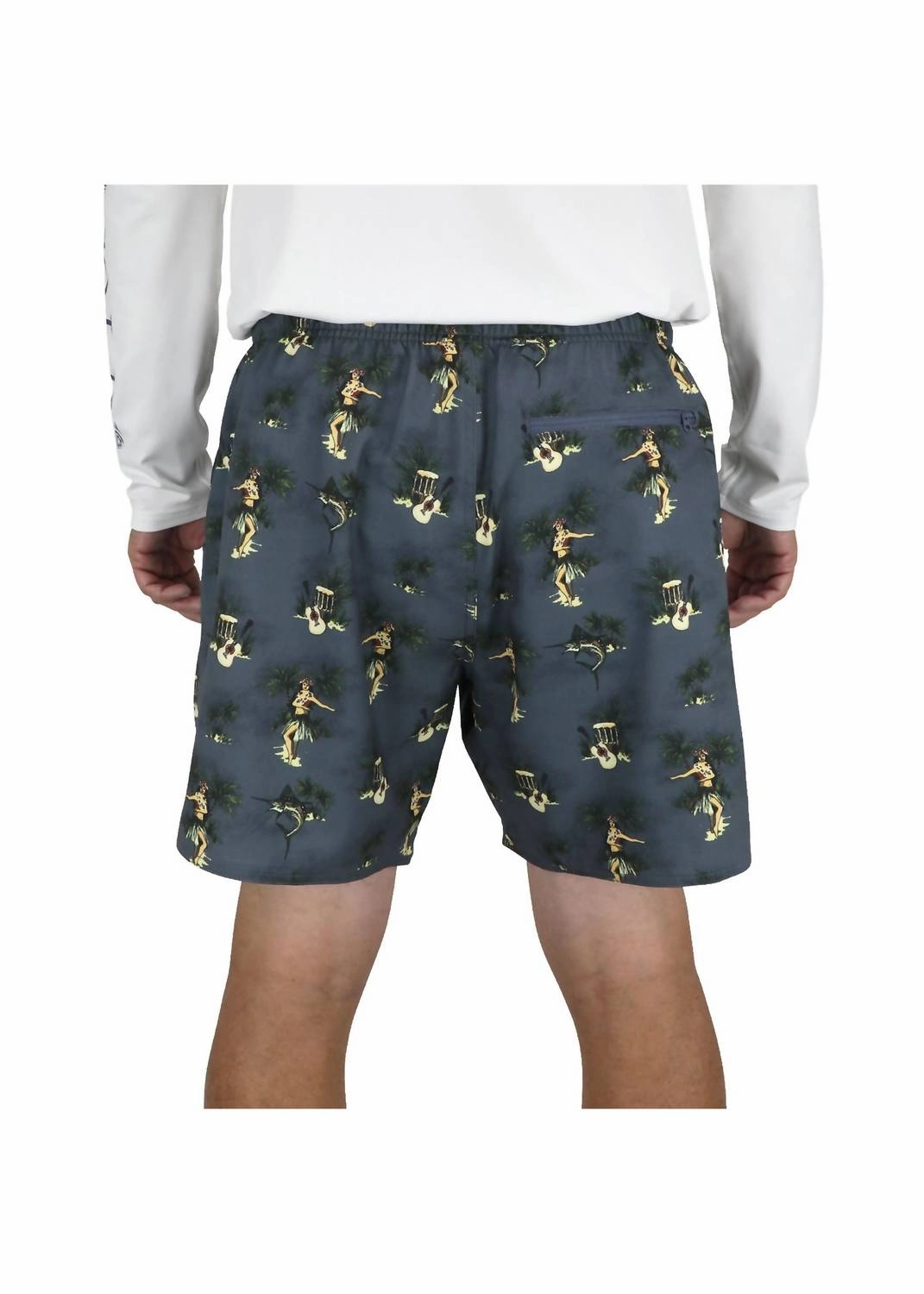 Boatbar Swim Trunks In Charcoal