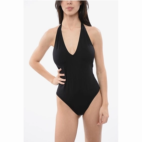 Bottega Veneta One-piece Swimsuit with Lace-up Women's Detail