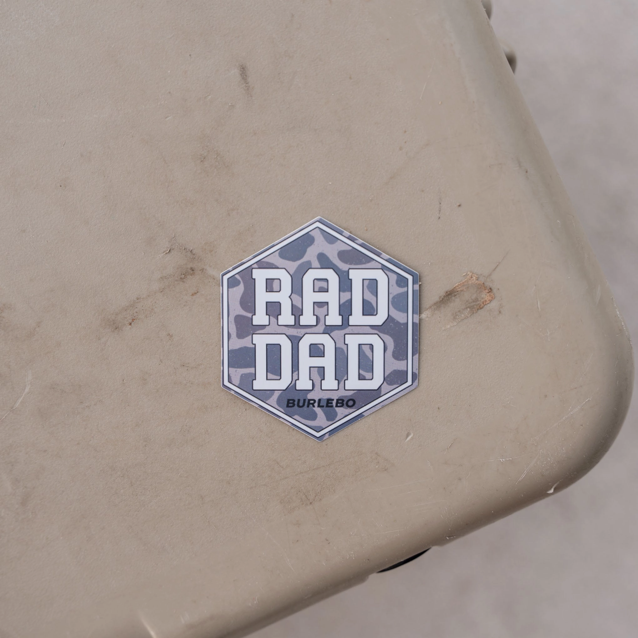 BURLEBO Sticker - Rad Dad Classic Deer Camo