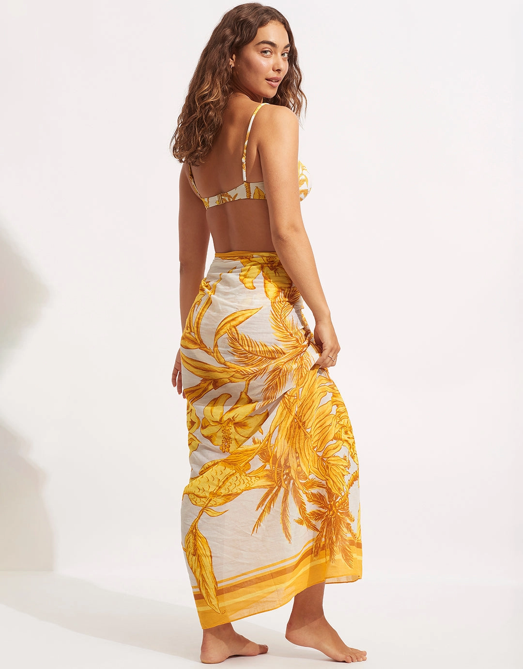 Castaway Underwired Bikini Top - Tuscan Sunset