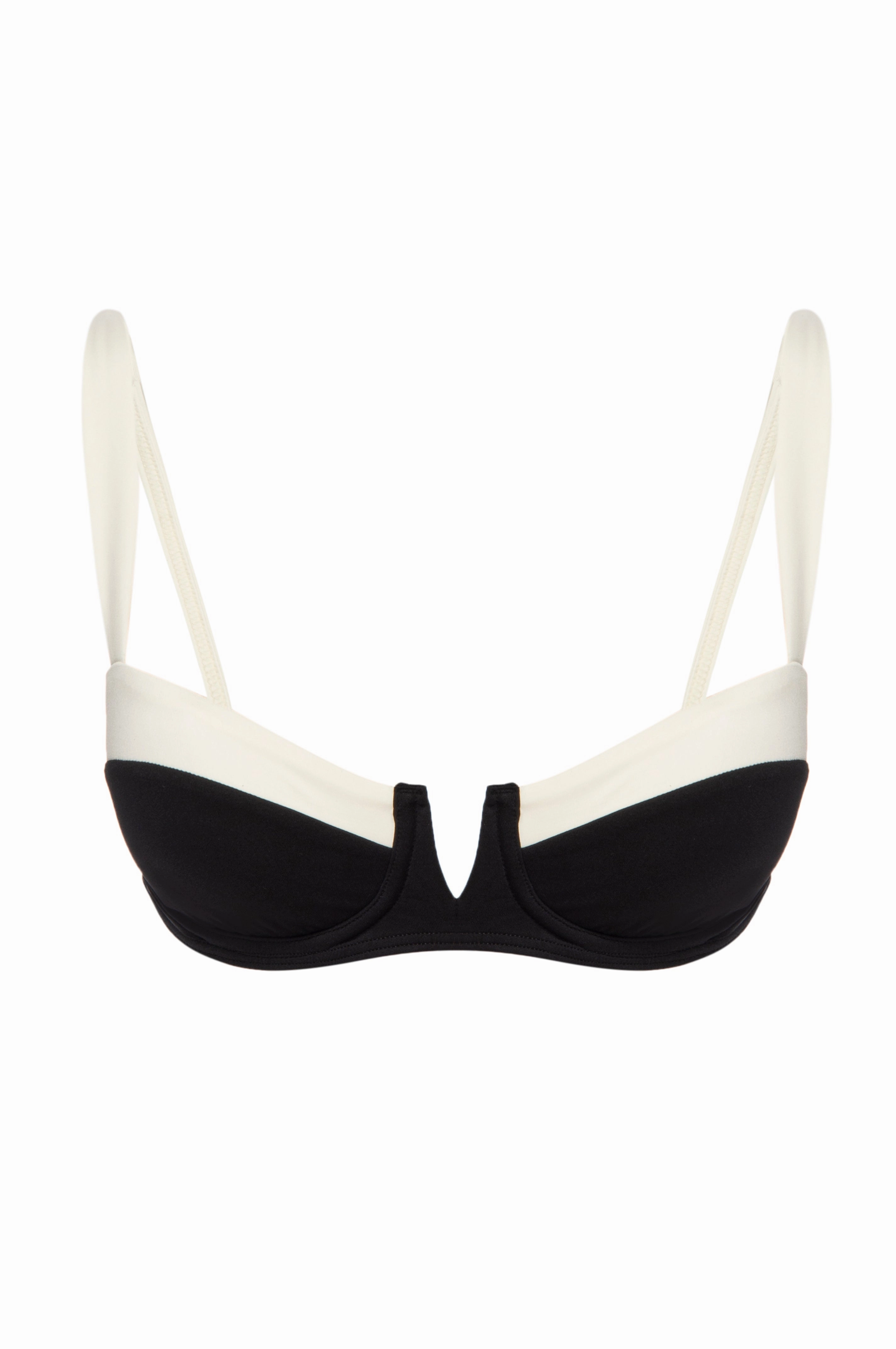 Clovelly Top - Black/Ivory