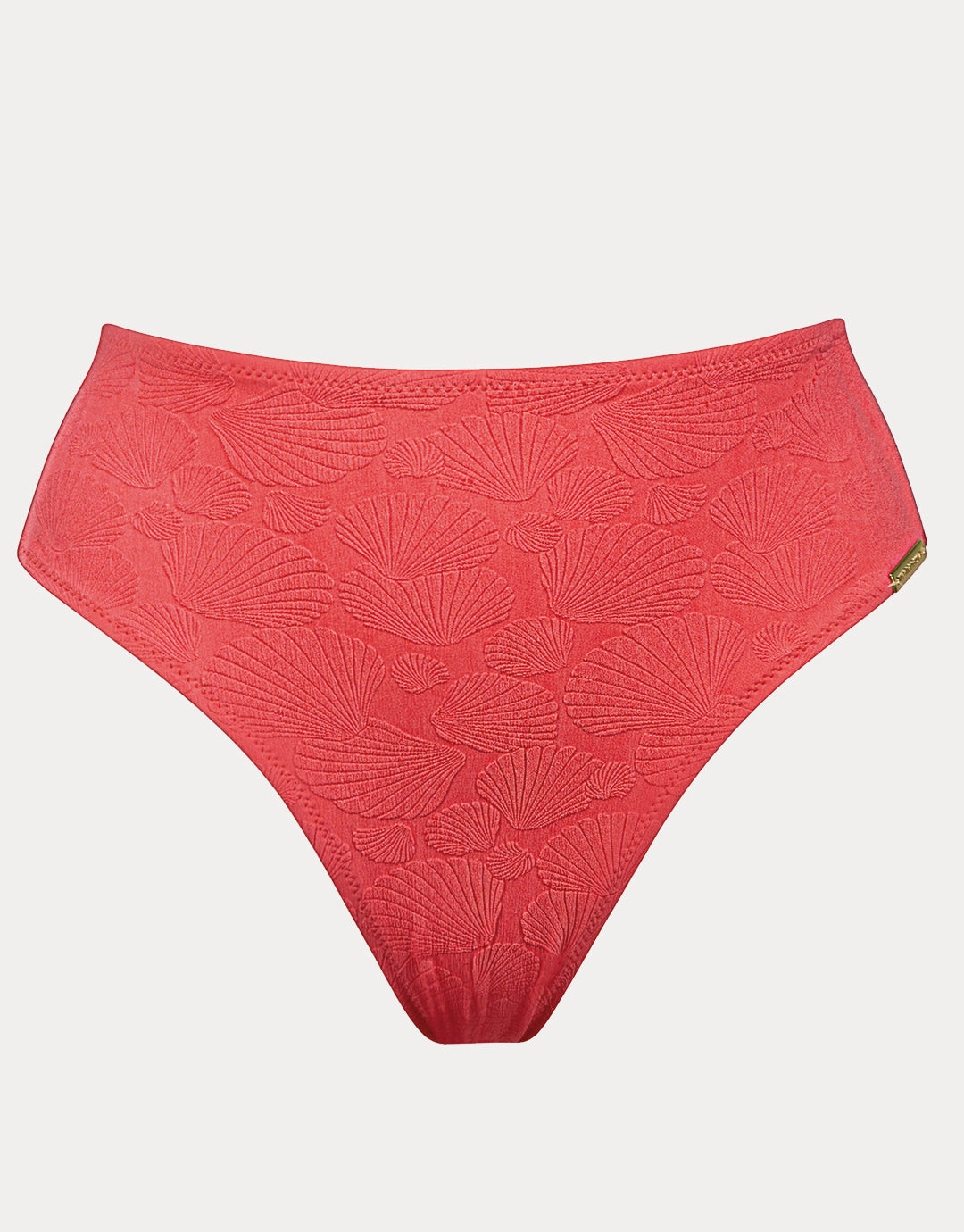 Coastal Daydream High Rise Bikini Pant - Coral Sunset