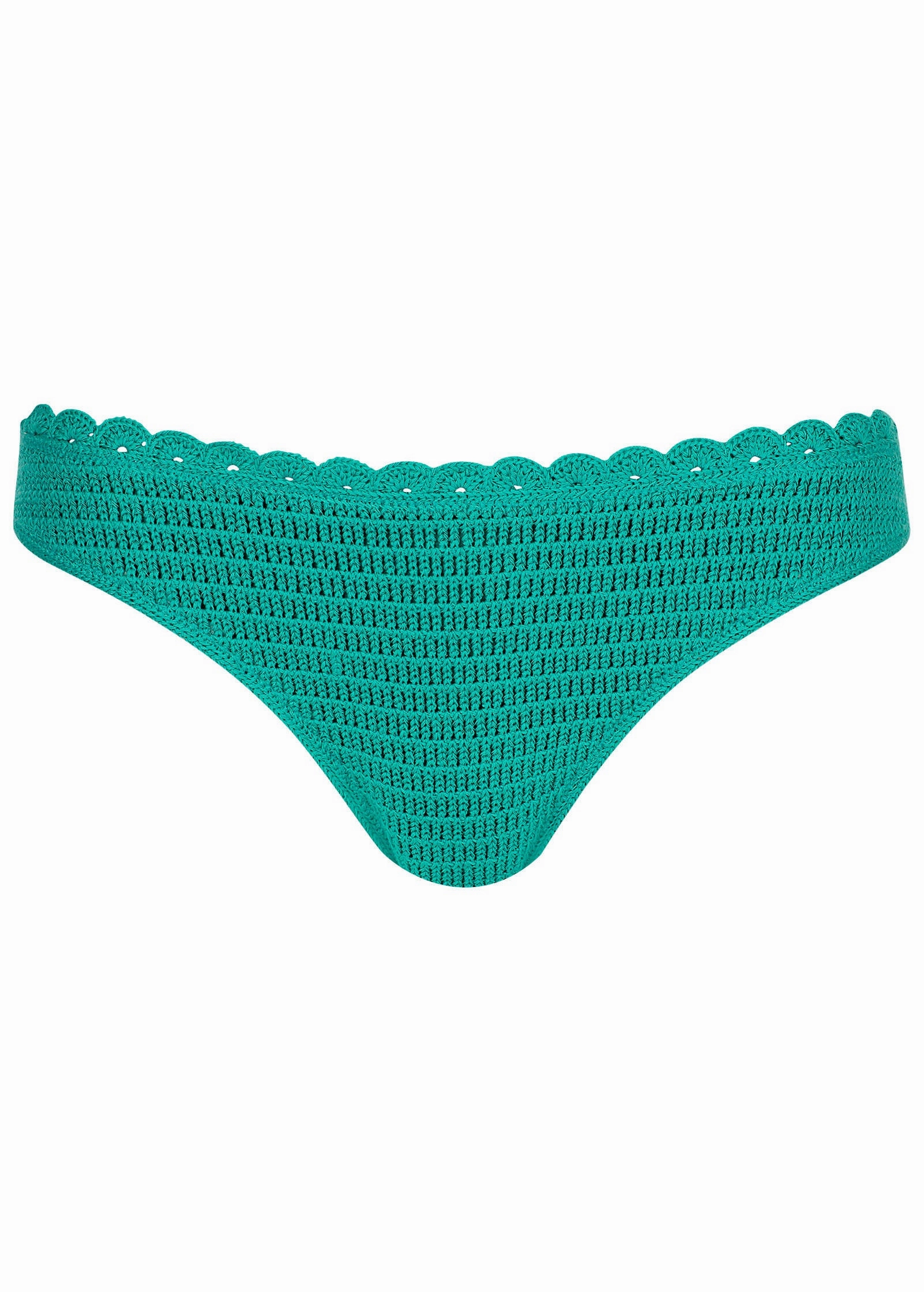 Crochet Bali Moderate Bottom - Tropical Green