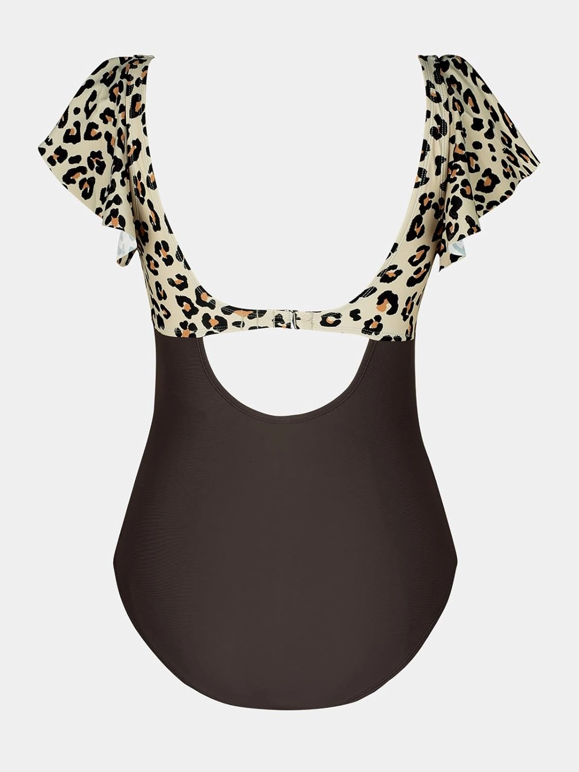 CUPSHE Women's One Piece Swimsuit Tummy Control Bathing Suit V Neck Ruffled Wrap Ruched Cutout Back Hook (Available in Plus)