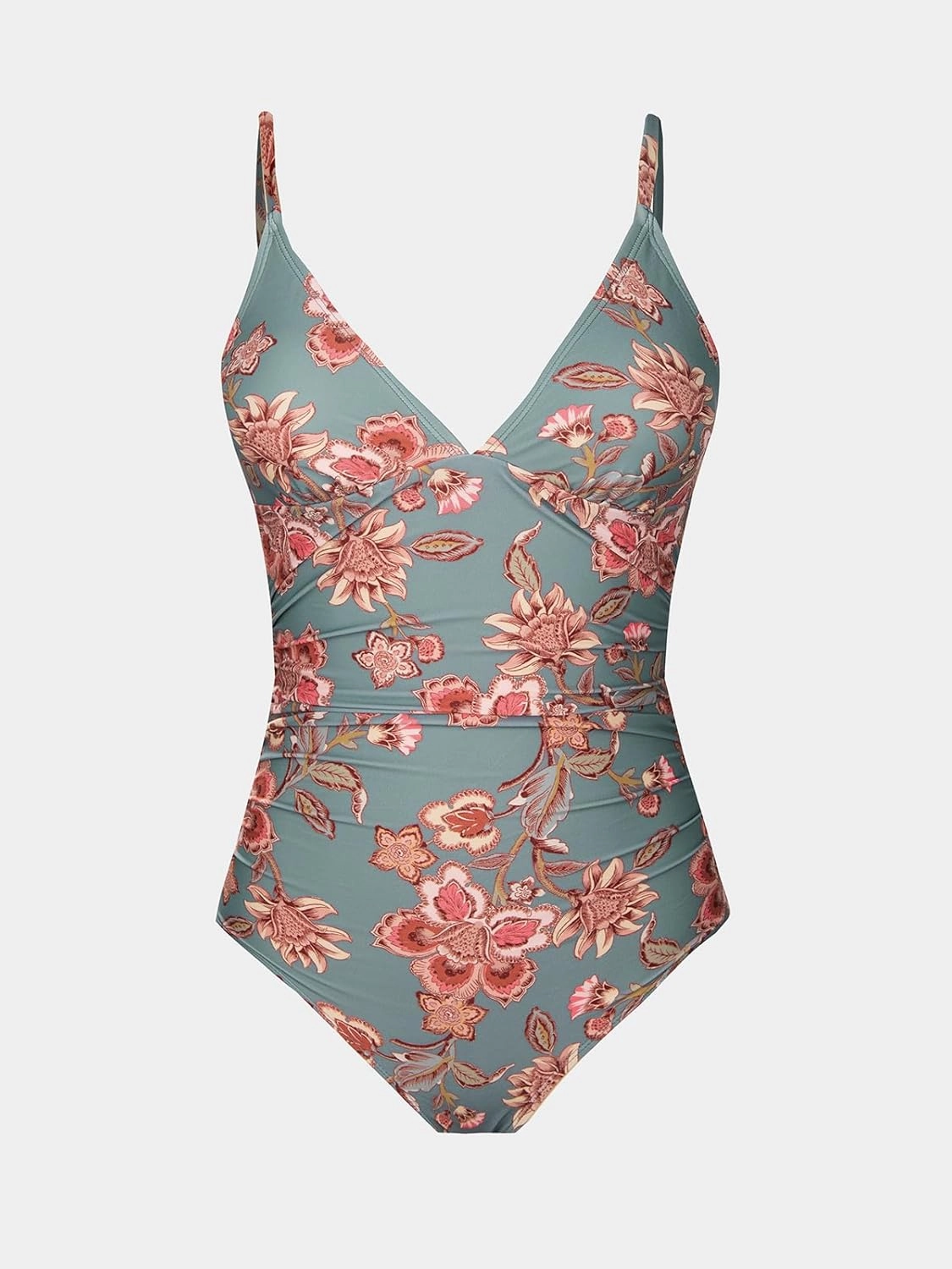 CUPSHE Women's One Piece Swimsuit Tummy Control V Neck Bathing Suits