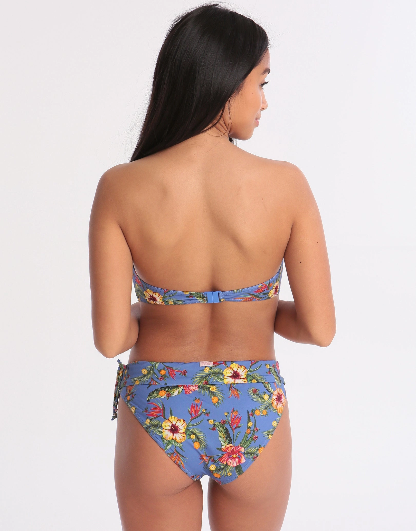 Dolcevita Merenda Banded Bikini Bottom - Blue