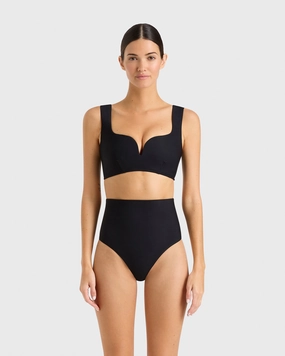 Ellie Bikini Top - Black (Sculpteur)