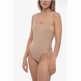 Elou Solid Color Crochet MAYA One Piece Women's Swimsuit