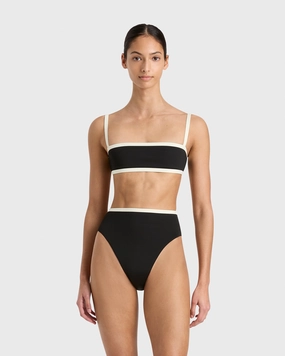 Fiona Bikini Top - Black (Embodee)