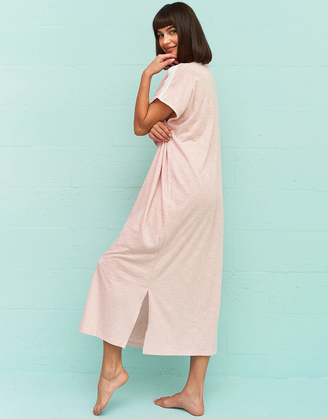 Gaia Beach Kaftan - Nude
