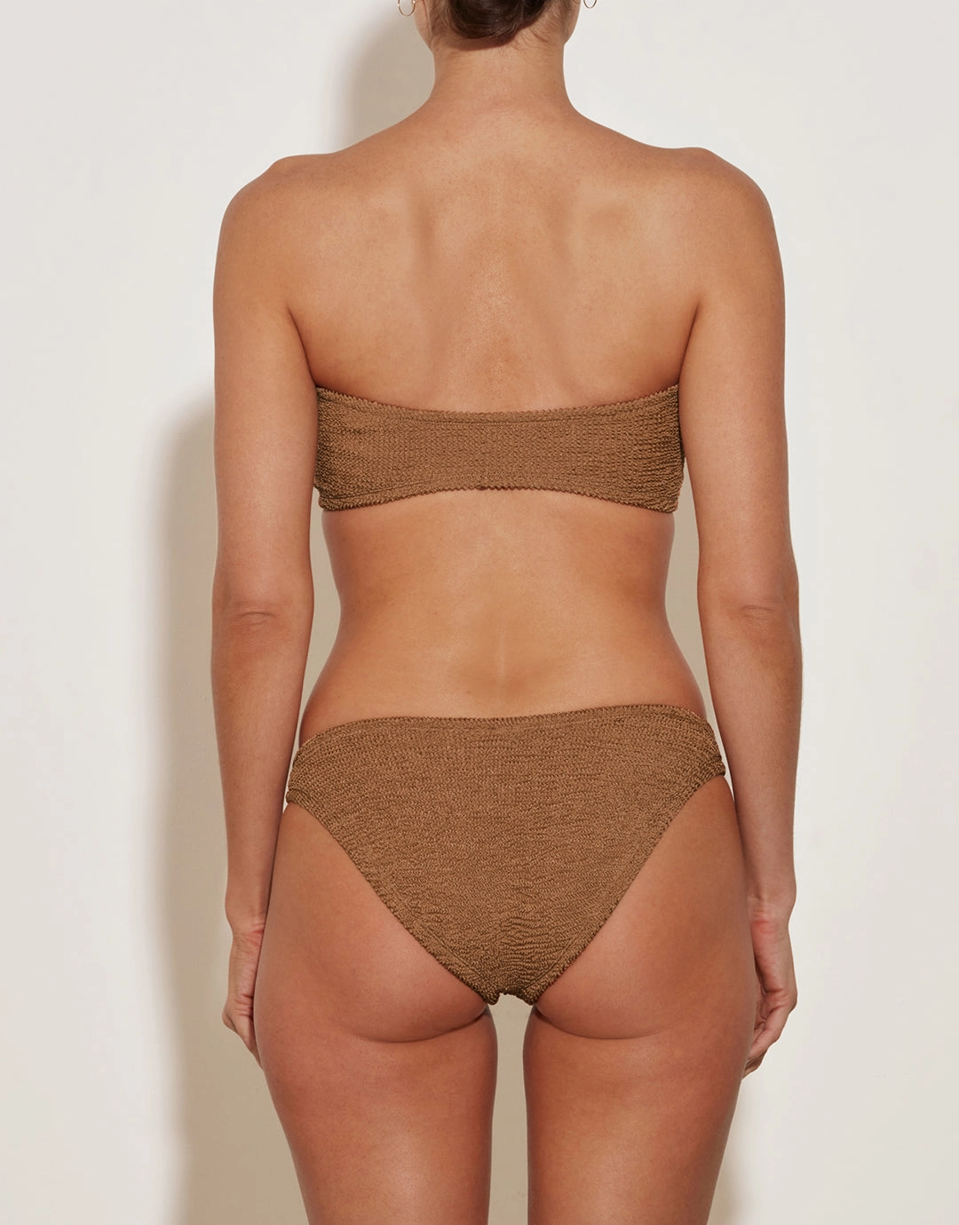 Gloria Bikini Set - Metallic Cocoa