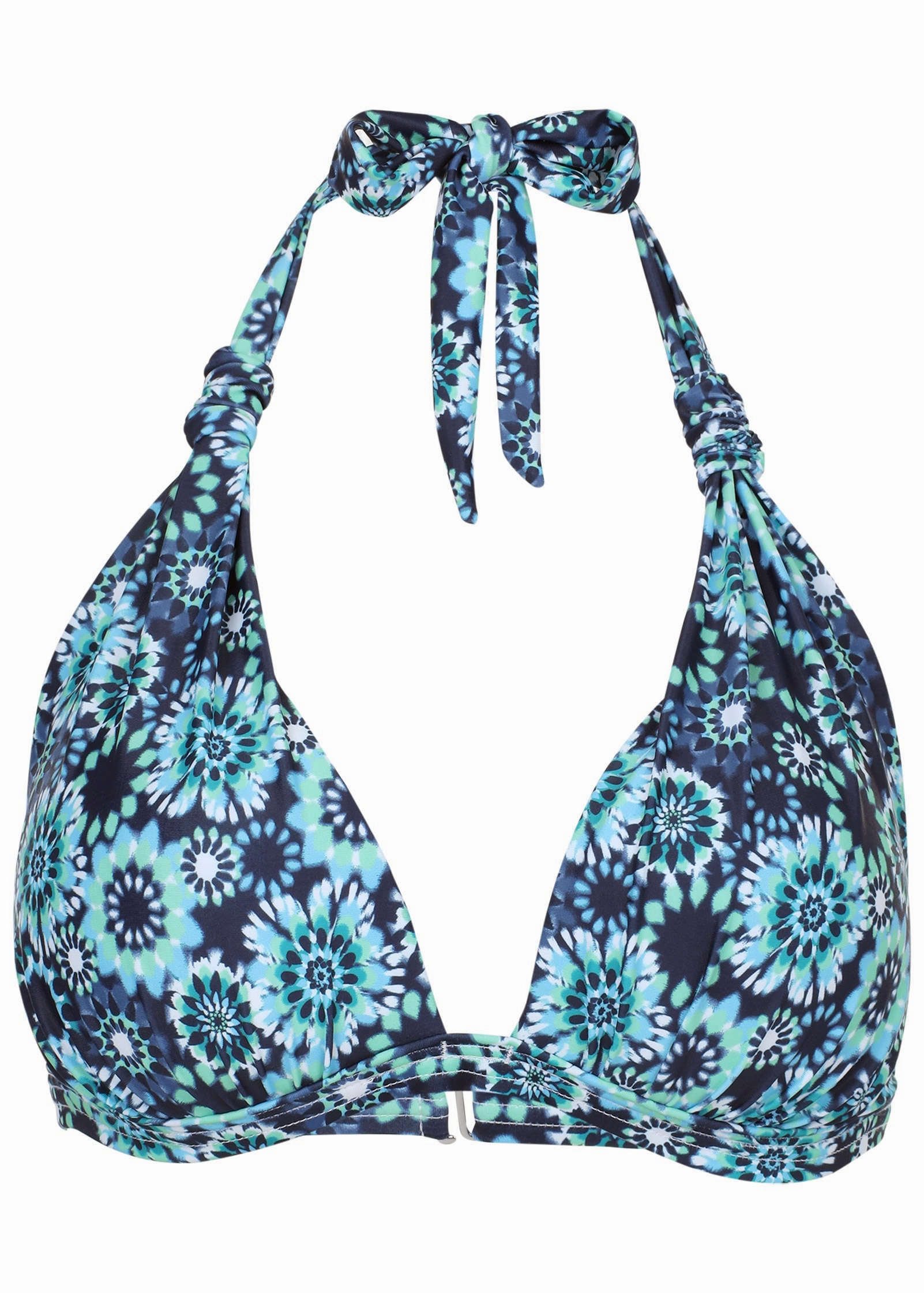 Goddess Push-Up Halter Top - Cool Kaleidoscope