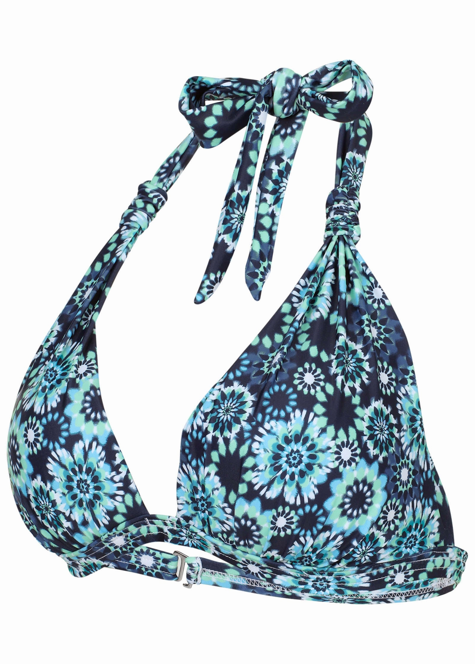 Goddess Push-Up Halter Top - Cool Kaleidoscope