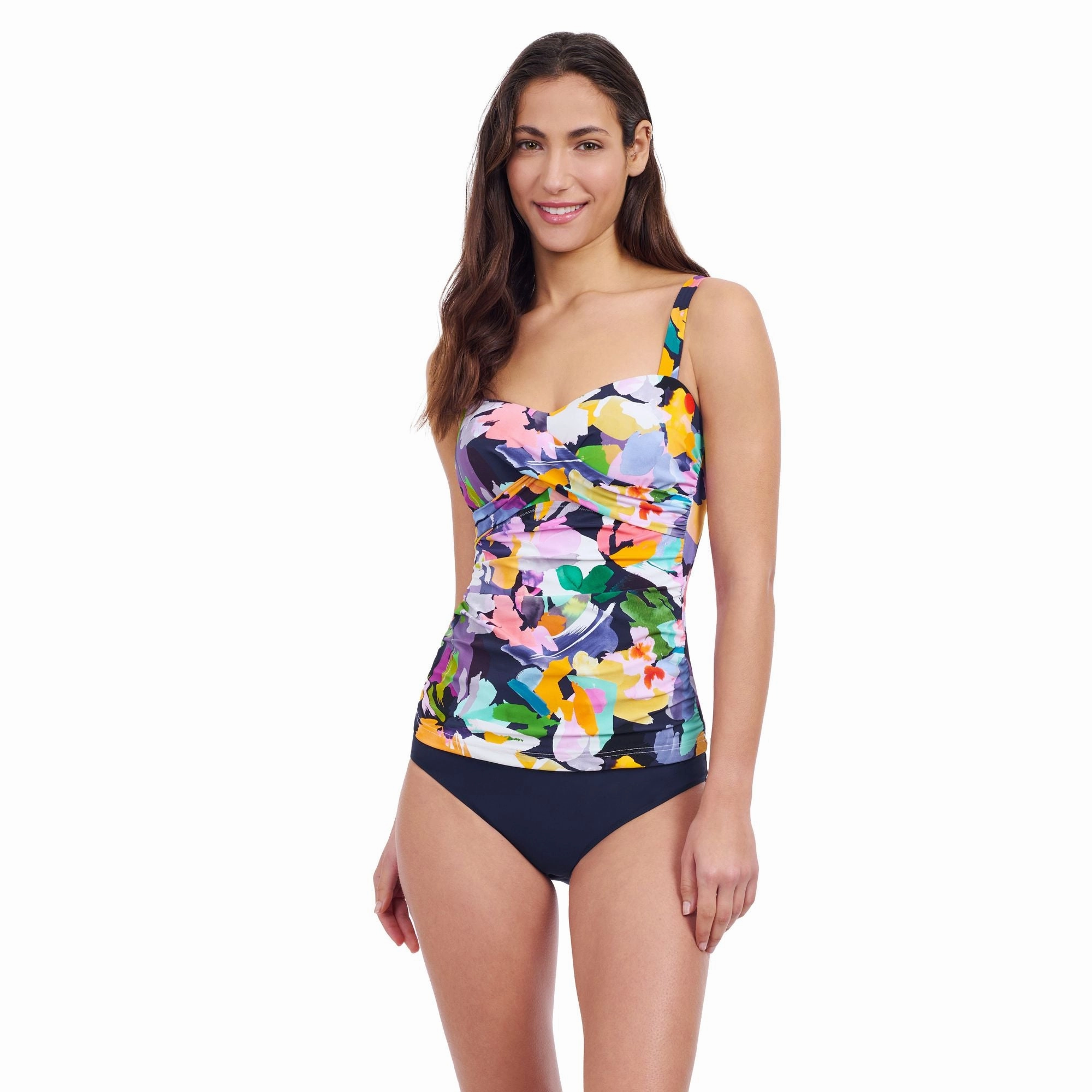 Holi Underwire D Cup Crisscross Tankini
