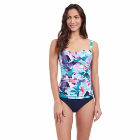 Holi Underwire D Cup Crisscross Tankini