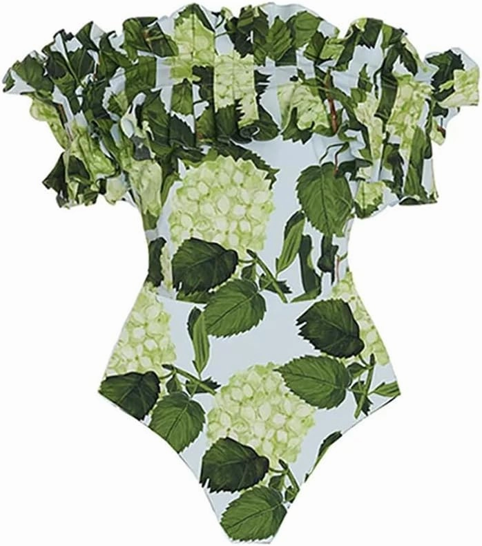 IBAKOM One Piece Swimsuit for Women with Matching Swim Long Skirt Sexy Push Up Bathing Suits Two Pieces Bikini Set
