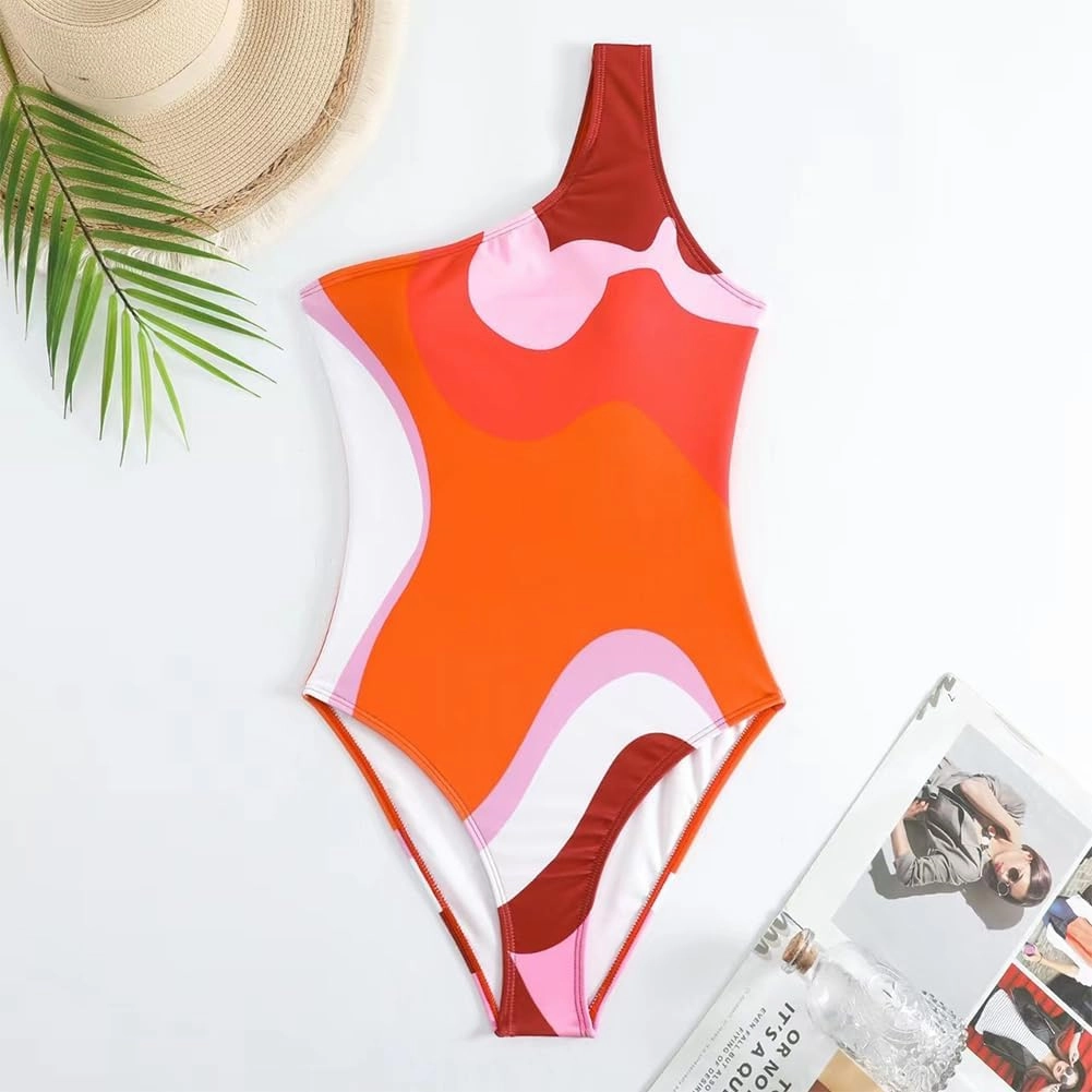 IBAKOM One Piece Swimsuit for Women with Matching Swim Long Skirt Sexy Push Up Bathing Suits Two Pieces Bikini Set