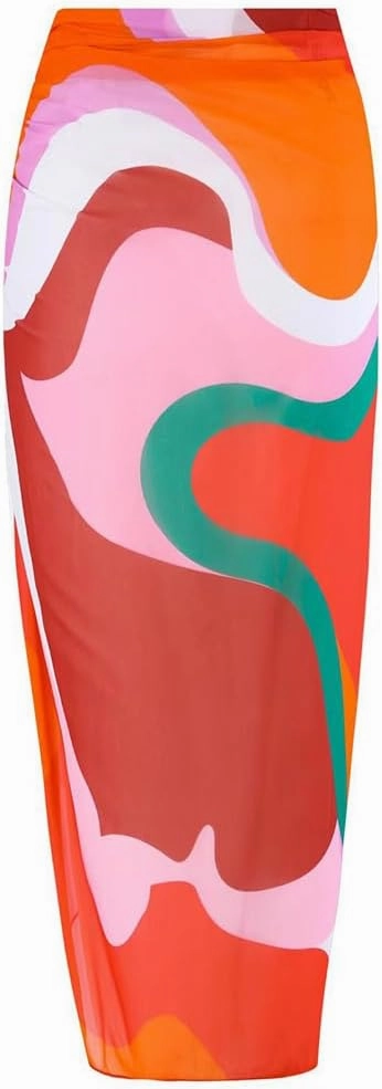 IBAKOM One Piece Swimsuit for Women with Matching Swim Long Skirt Sexy Push Up Bathing Suits Two Pieces Bikini Set