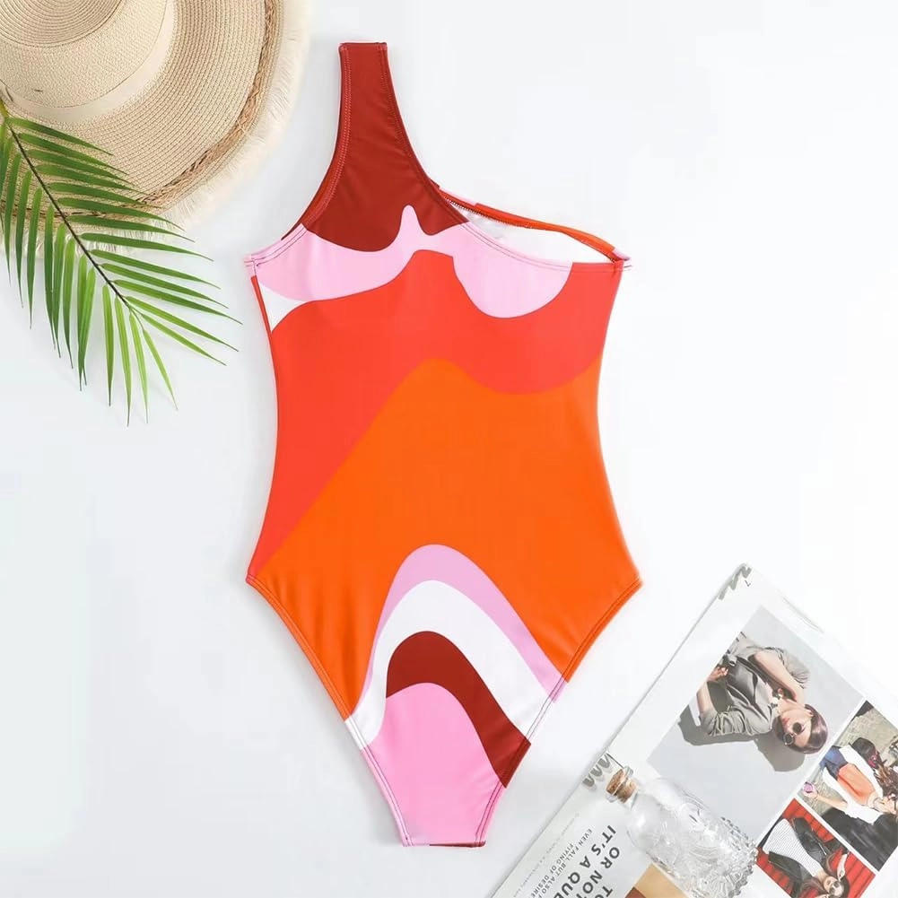 IBAKOM One Piece Swimsuit for Women with Matching Swim Long Skirt Sexy Push Up Bathing Suits Two Pieces Bikini Set