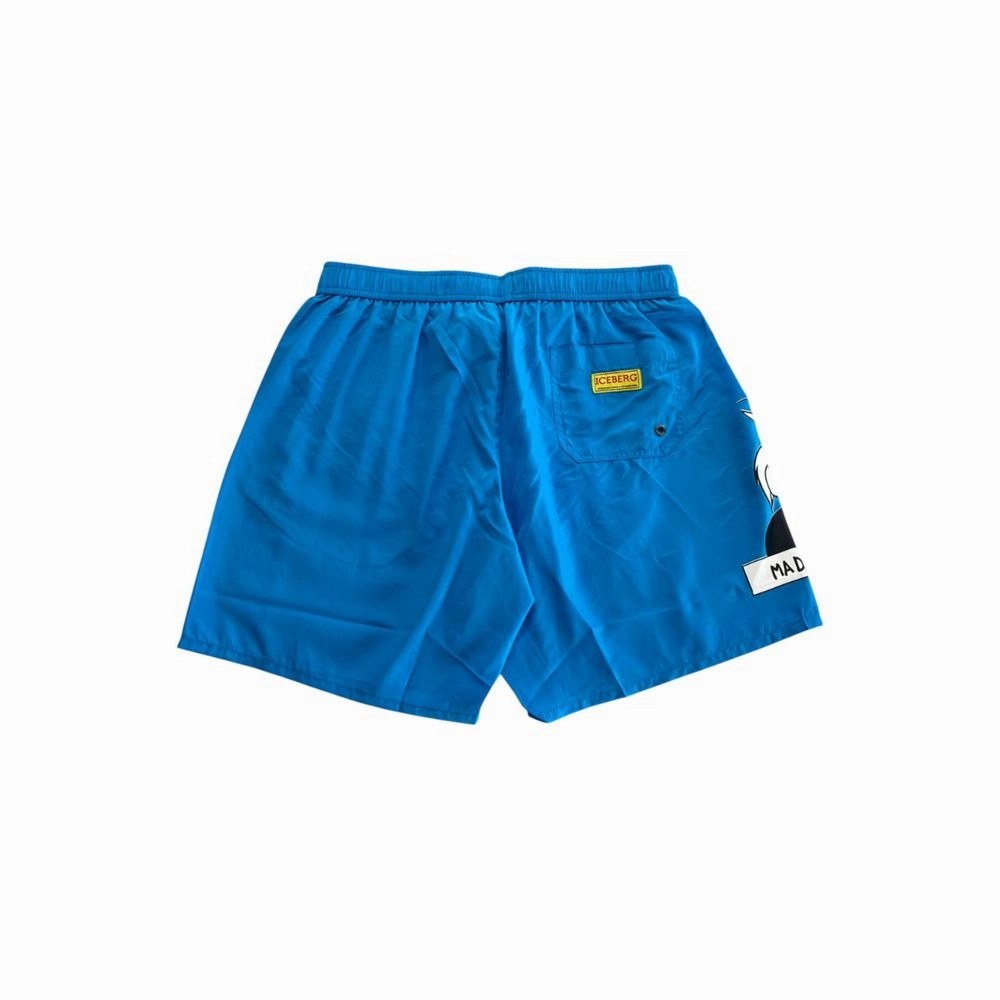 Iceberg blue Polyester Men's Swimwear