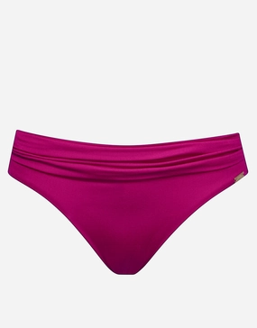 Impact Ruched Bikini Pant - Berry Glaze
