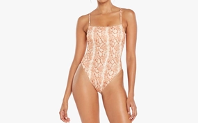 Jenna High Leg One Piece In Snake