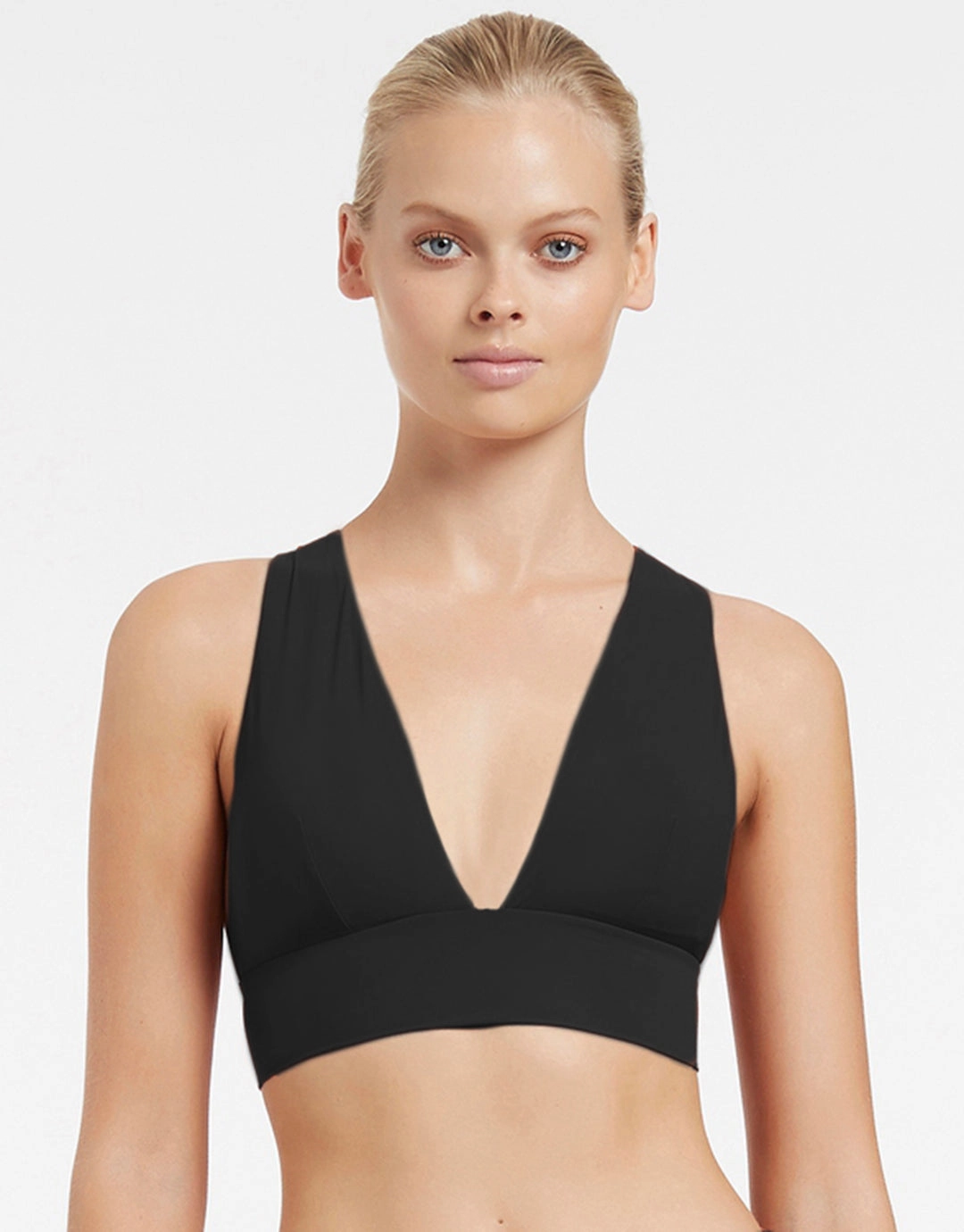 Jetset Soft Tri Bikini Top - Black