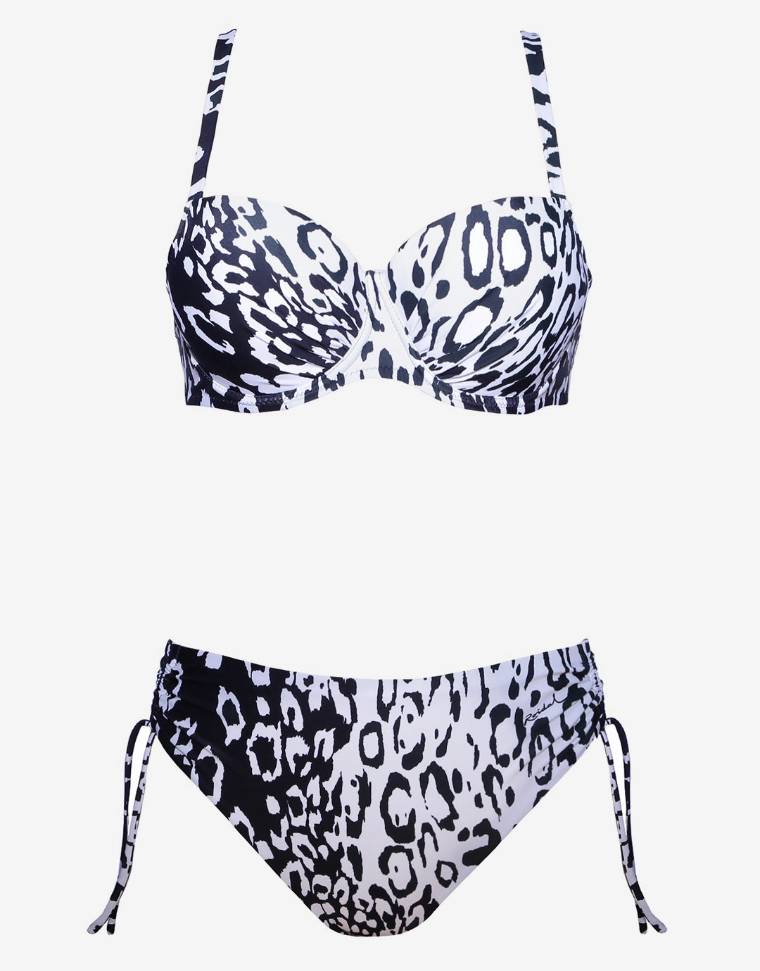 Kalina Underwired Bikini Set - Black and White