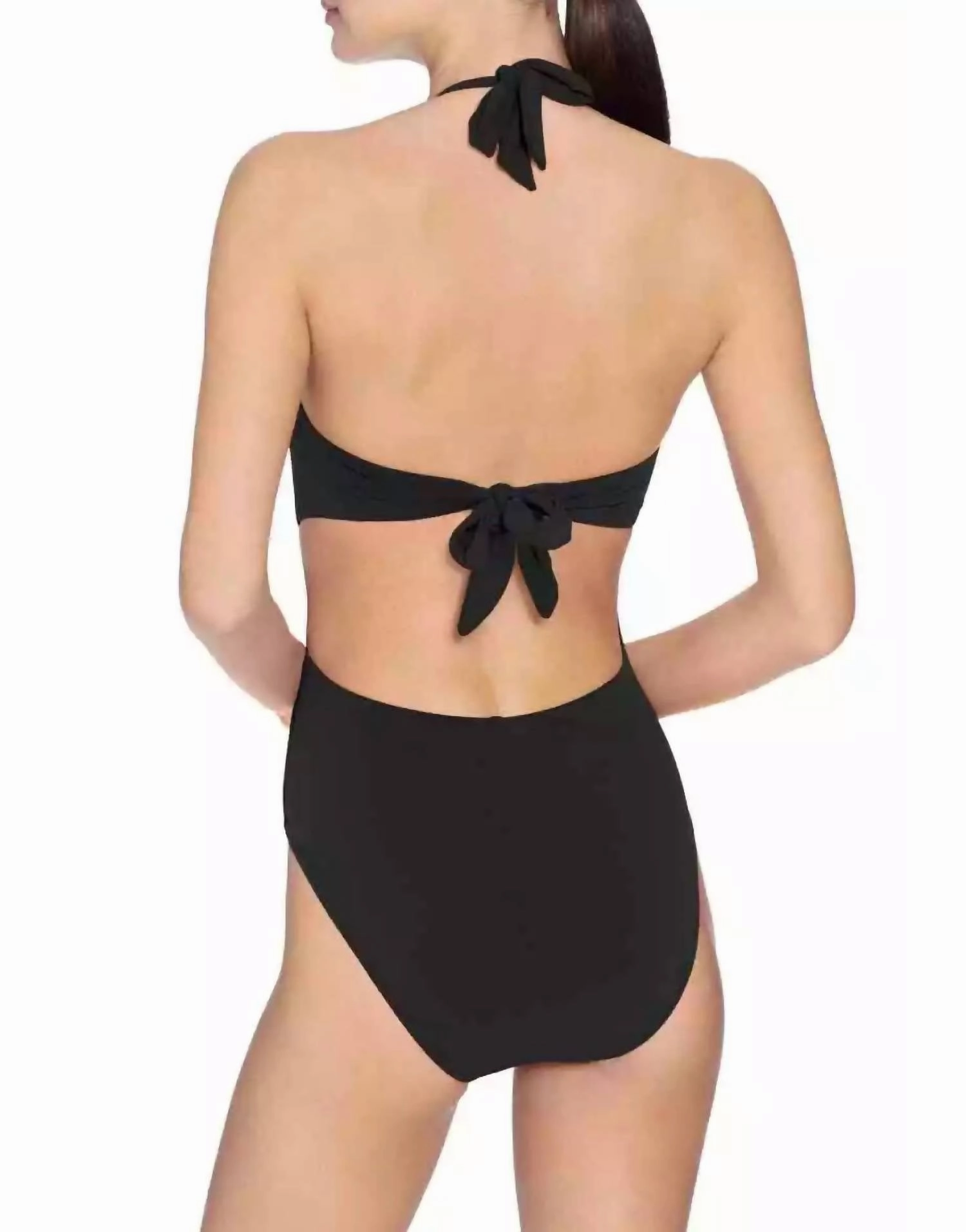 Kate U-Neck One Piece In Black