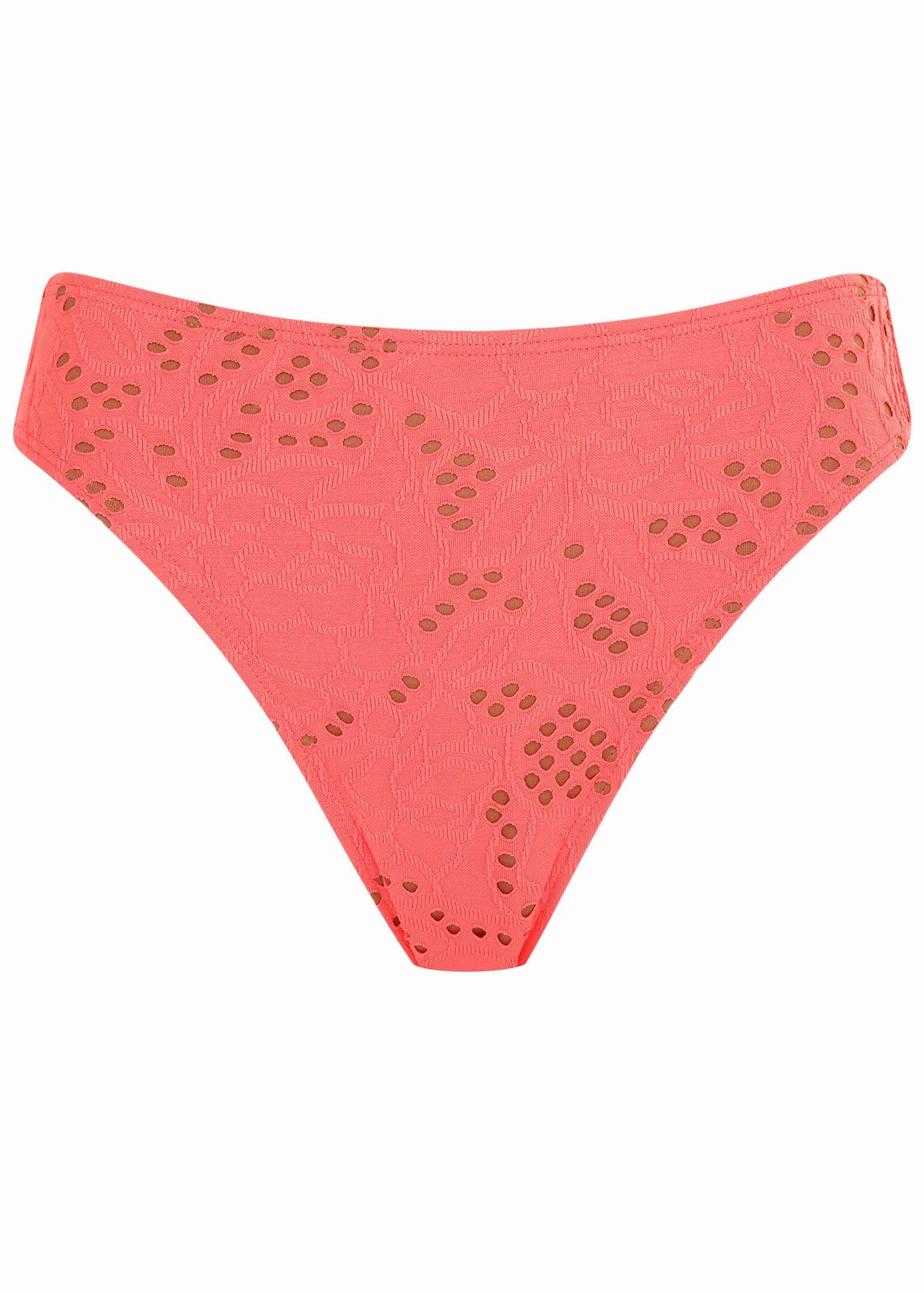 Lace Fiji Moderate Bottom  - Coral