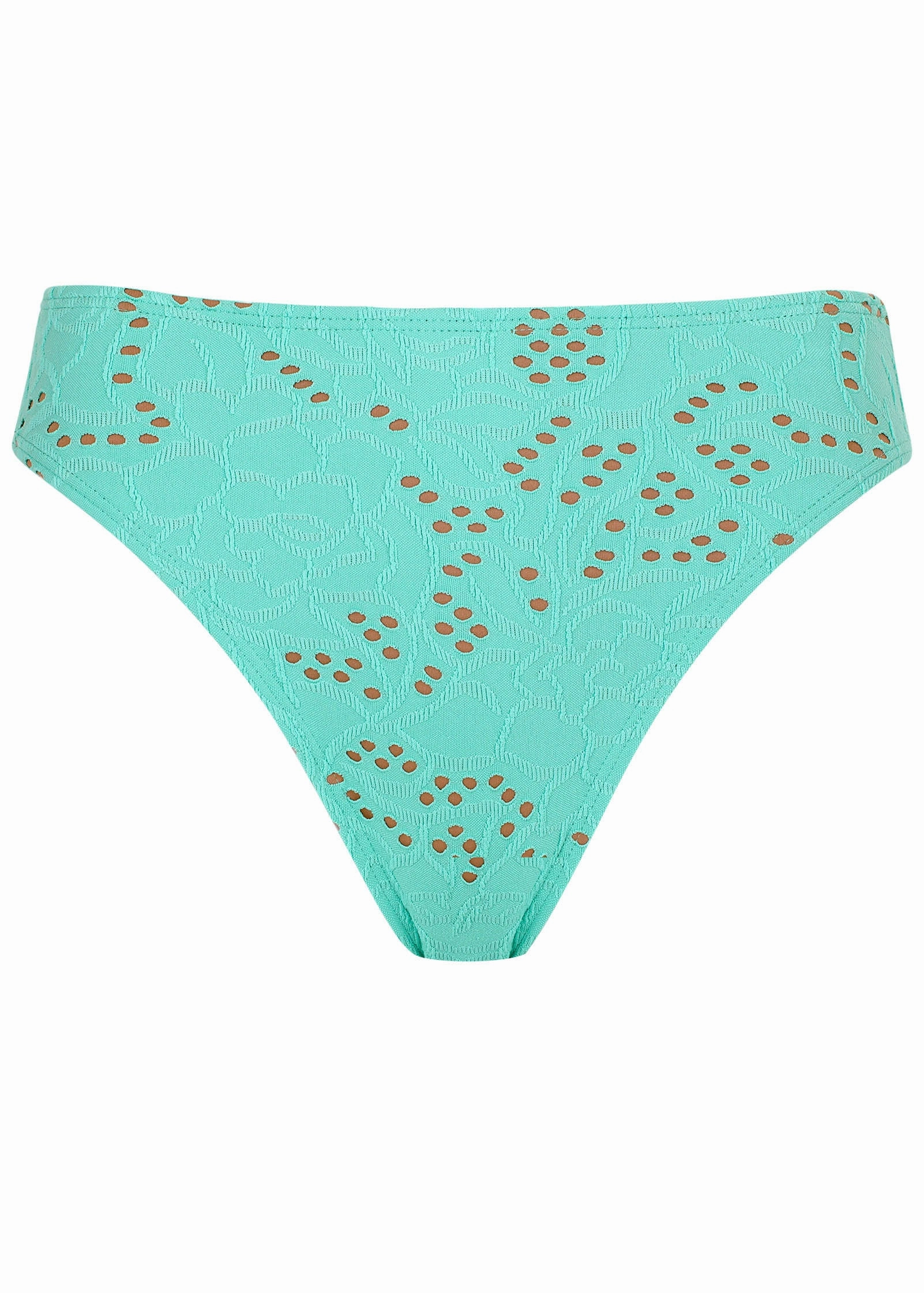 Lace Fiji Moderate Bottom  - Light Teal