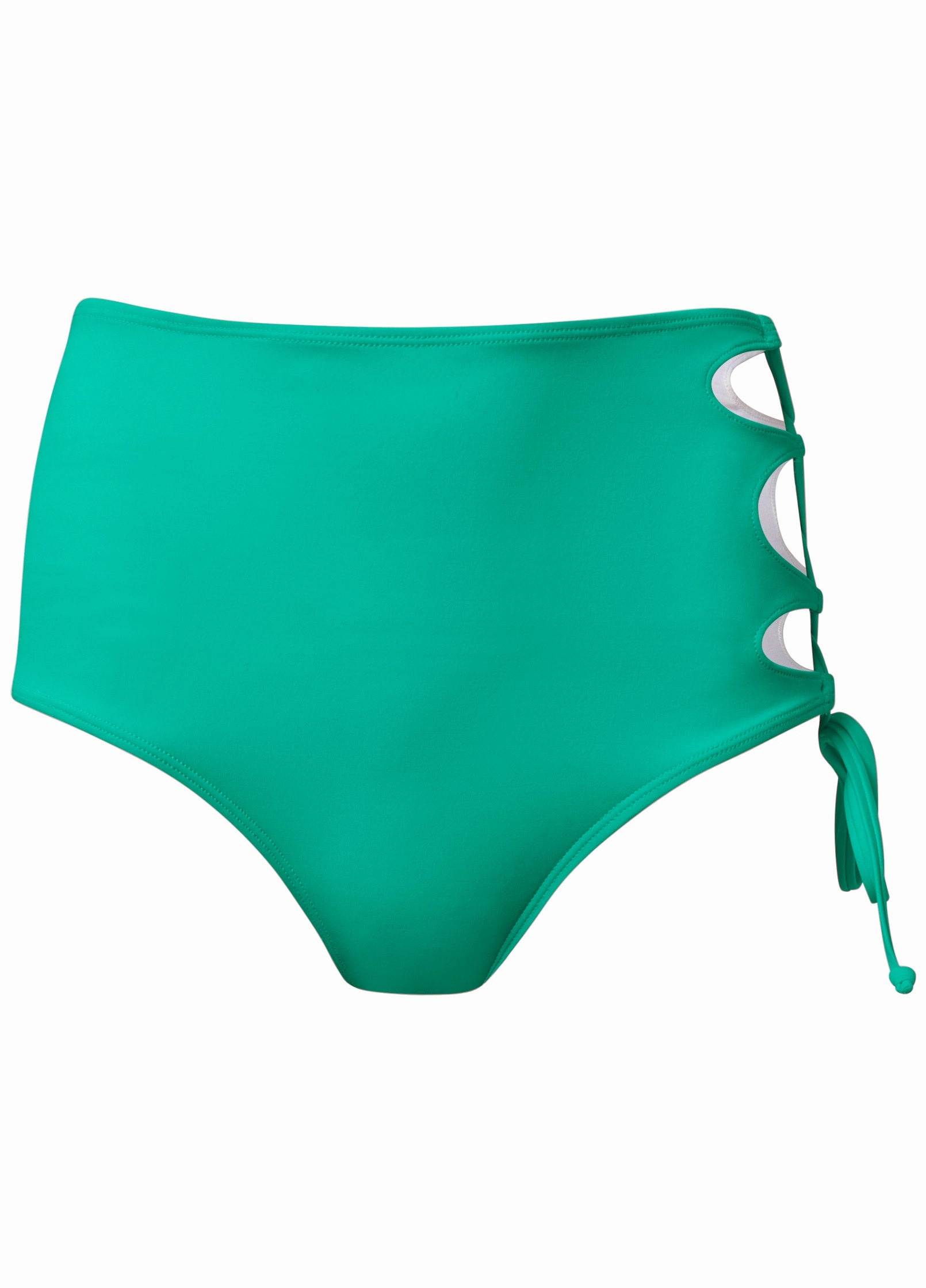 Lace-Up Strappy Bottom - Royal Green
