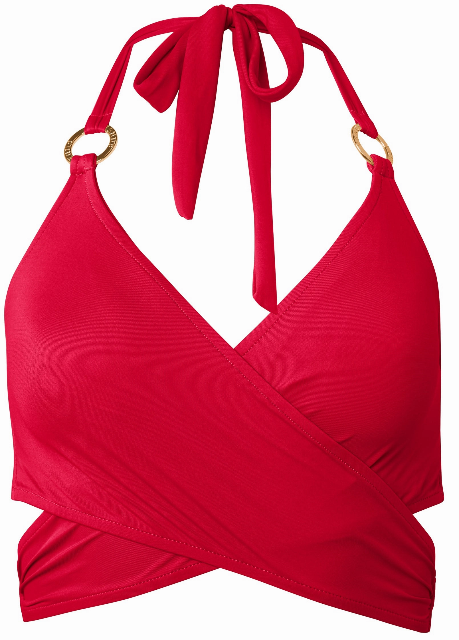 Laguna Wrap Underwire Top - Red Hot