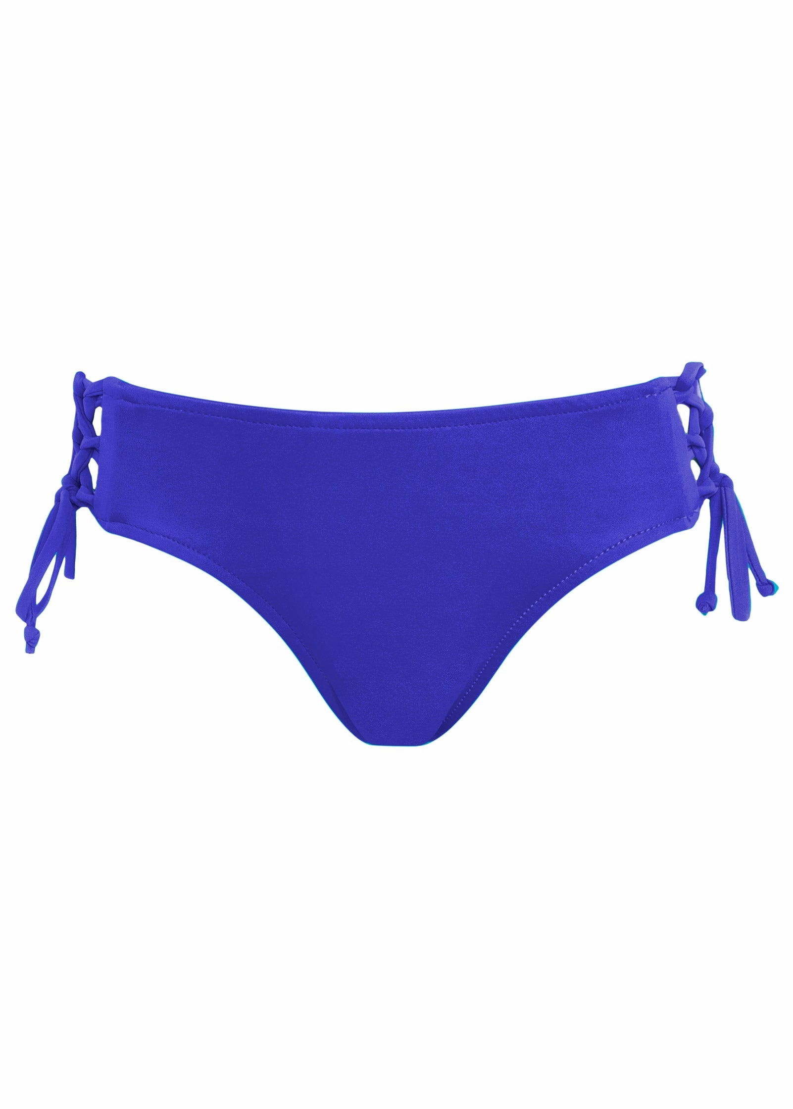 Lattice Side Bikini Bottom - Cobalt Blue